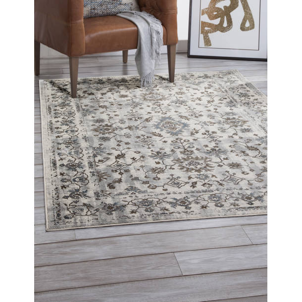 Lark Manor Ameiya Viscose Floral Rug & Reviews Wayfair